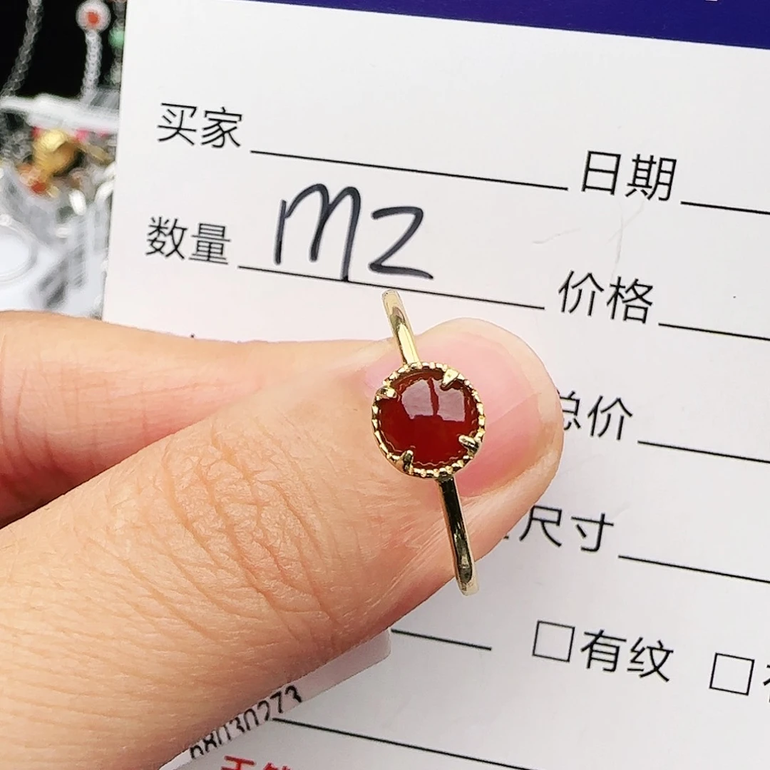 银S925镶嵌戒指翡翠戒指