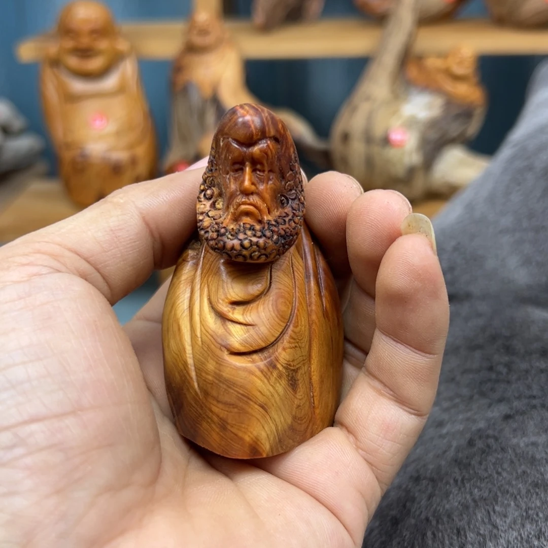 木用****9崖柏木摆件手把件
