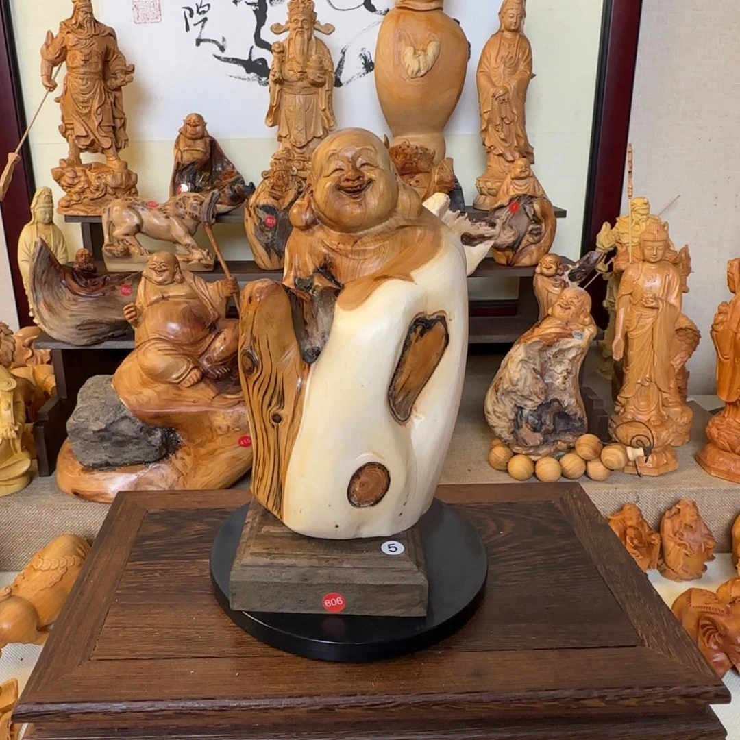 崖柏小木匠艺雕一物一拍