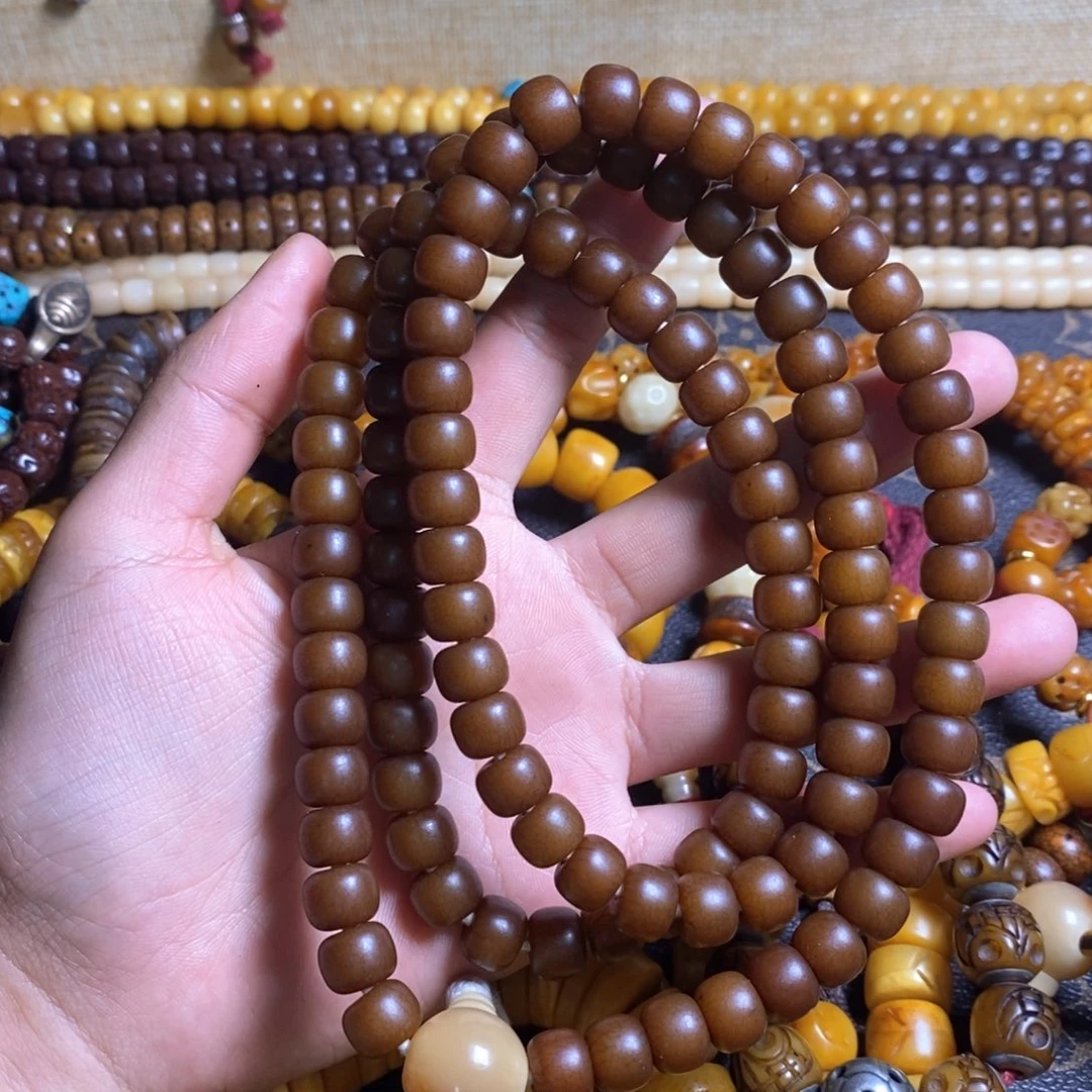 香榧木藏区手串可以菩提