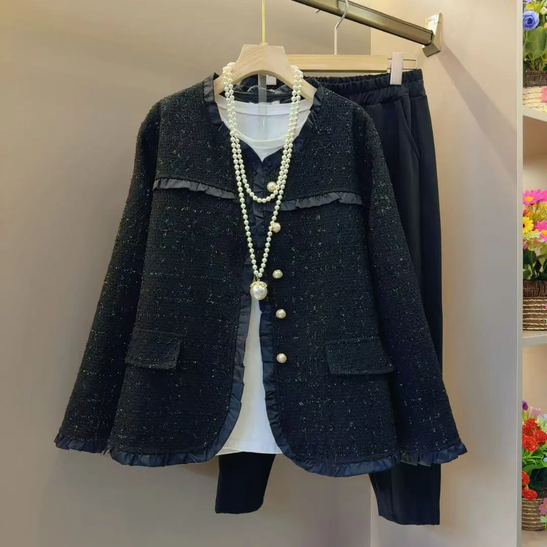 韩系网红早秋小众时尚外套衣长64左右(可单拍裤子)