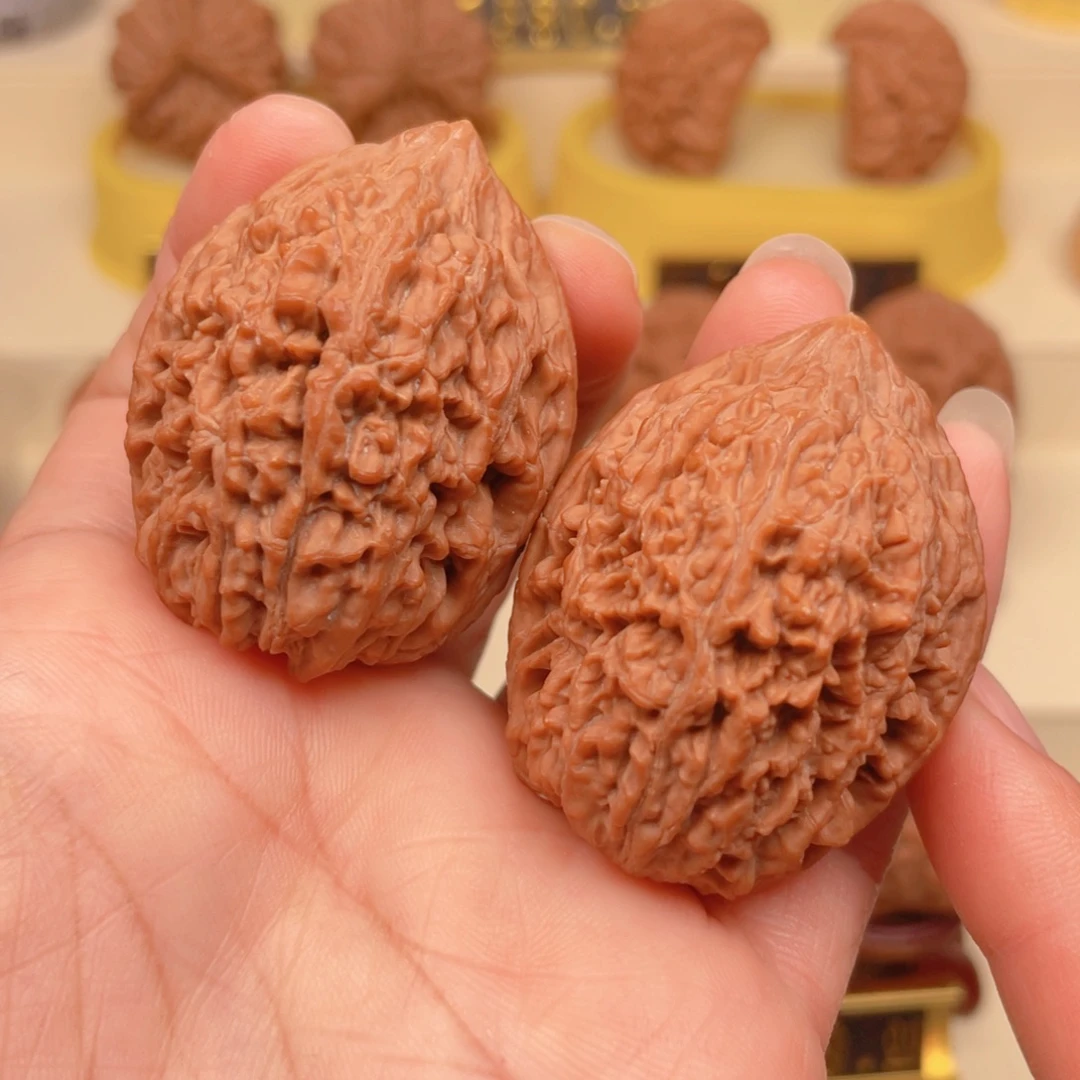 文玩核桃把件精配大蒜头35