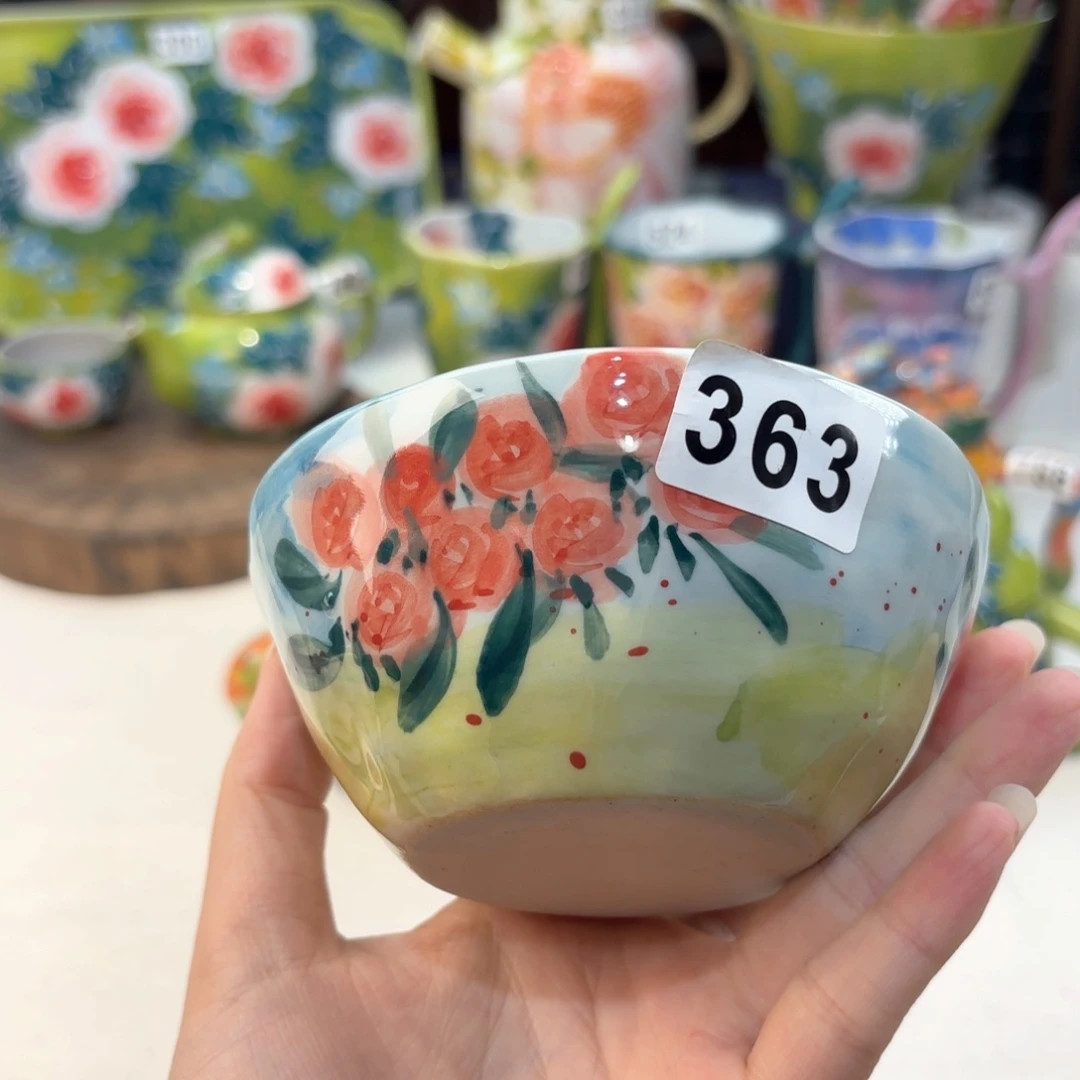 景德镇手绘高温釉下彩陶瓷茶具
