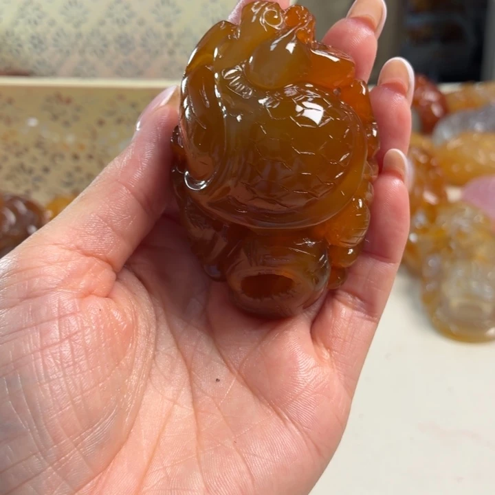 玛瑙/玉髓未镶嵌吊坠(不含链)