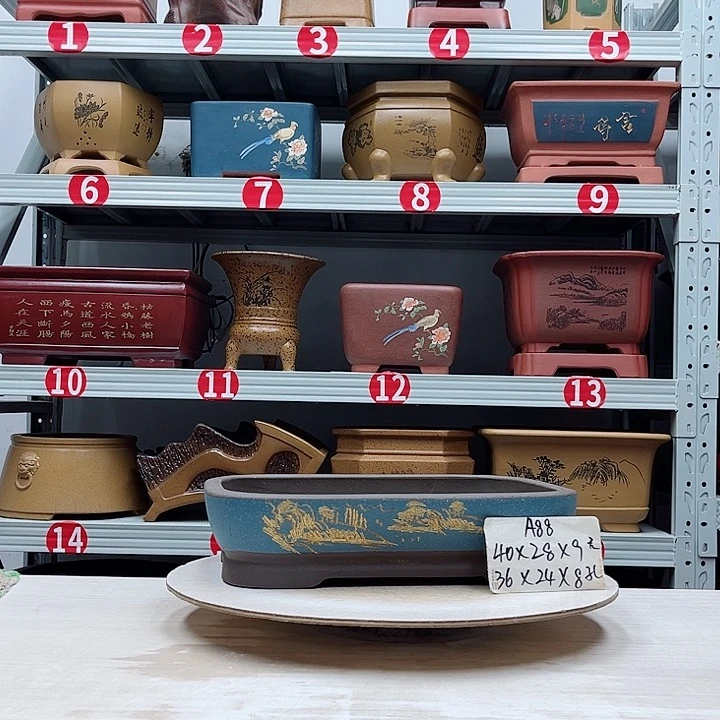 紫砂花盆紫砂花盆