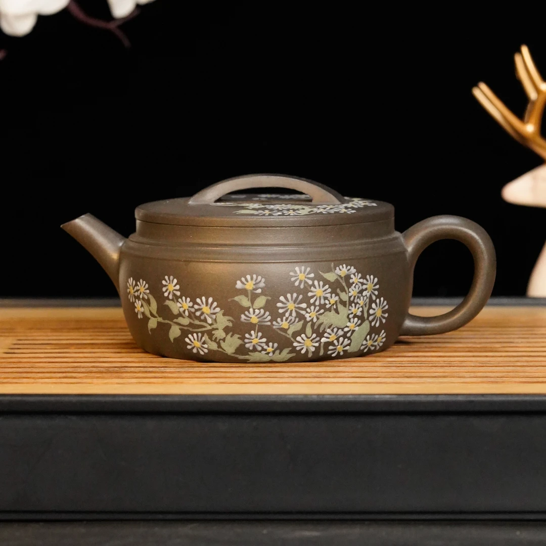 JJH-014   蒋建华  宜兴手工紫砂  汉瓦