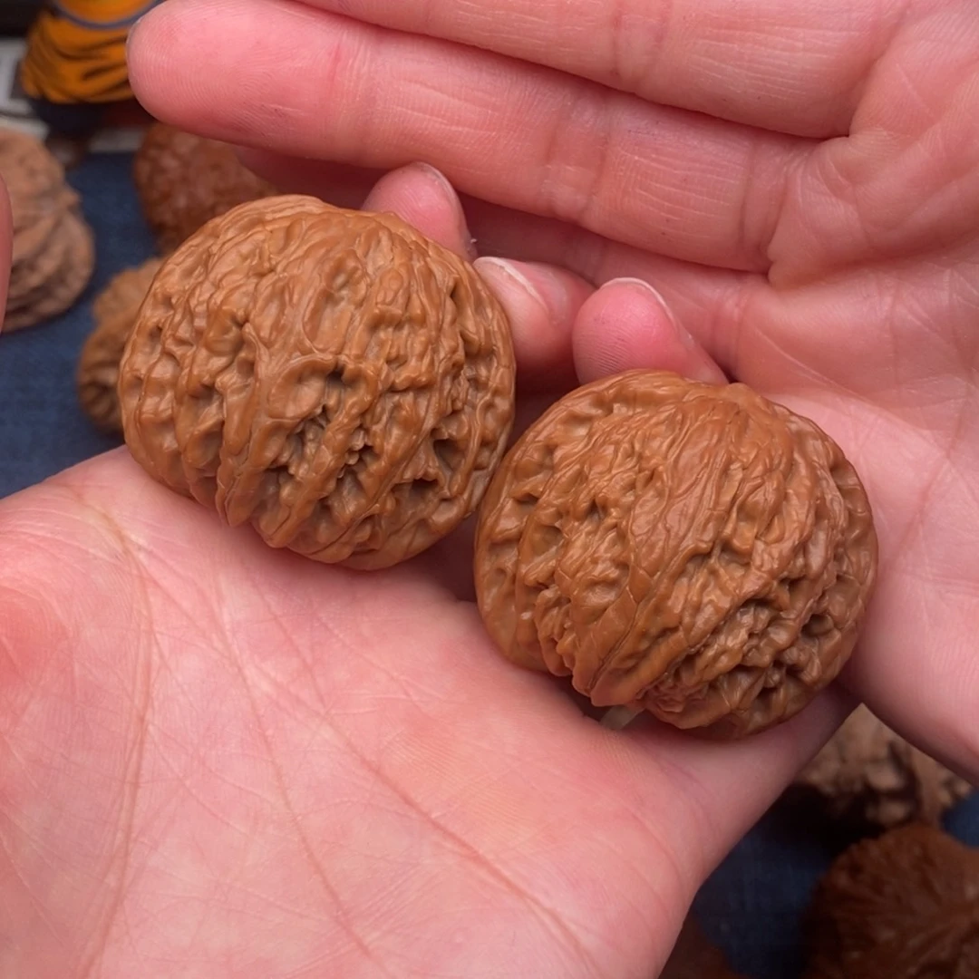 文玩核桃把件爪**探39全品山地正磨