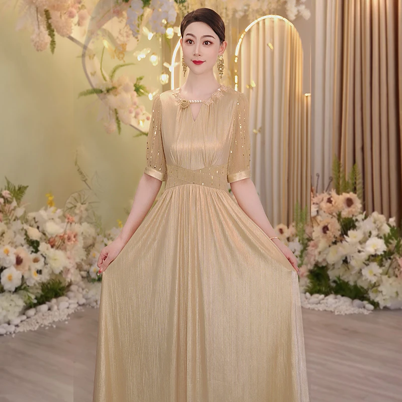 (品牌20周年庆)现货！显瘦气质仙气高贵连衣裙OHDRH06083