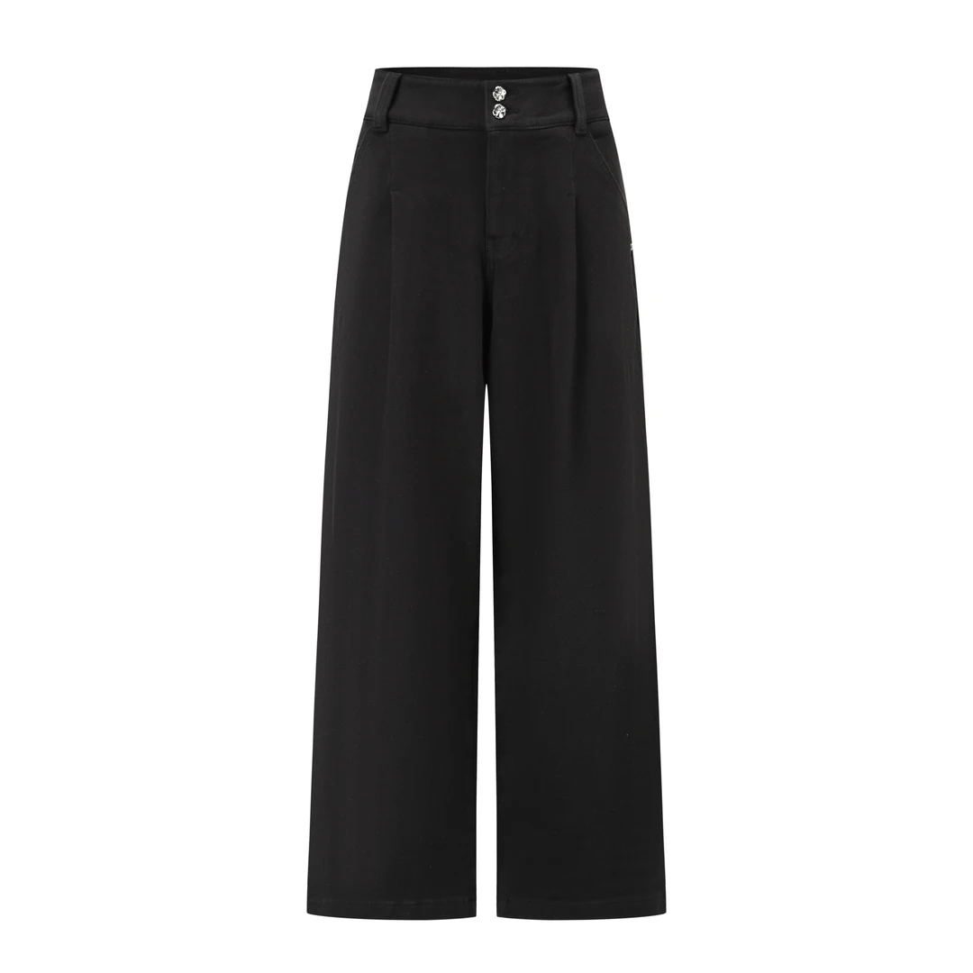 Okkaido Urban Wide Lowrise都市低腰阔腿裤