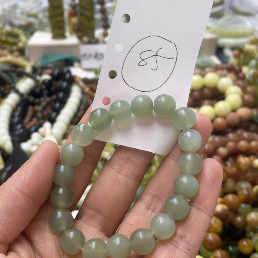 蛇纹石玉手链未镶嵌