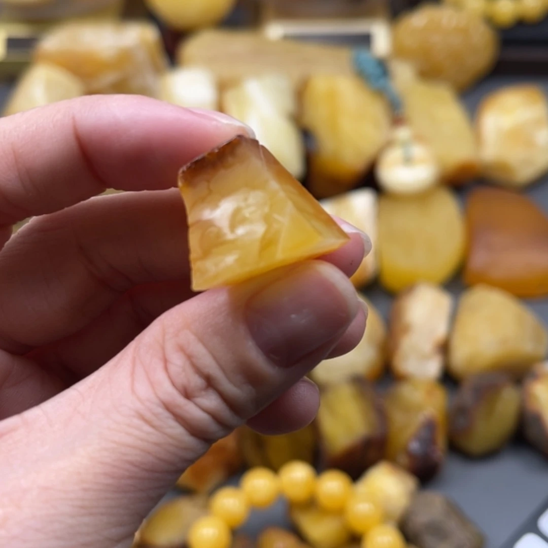 【闪购商品】未镶嵌定制琥珀天然琥珀蜜蜡原石定制