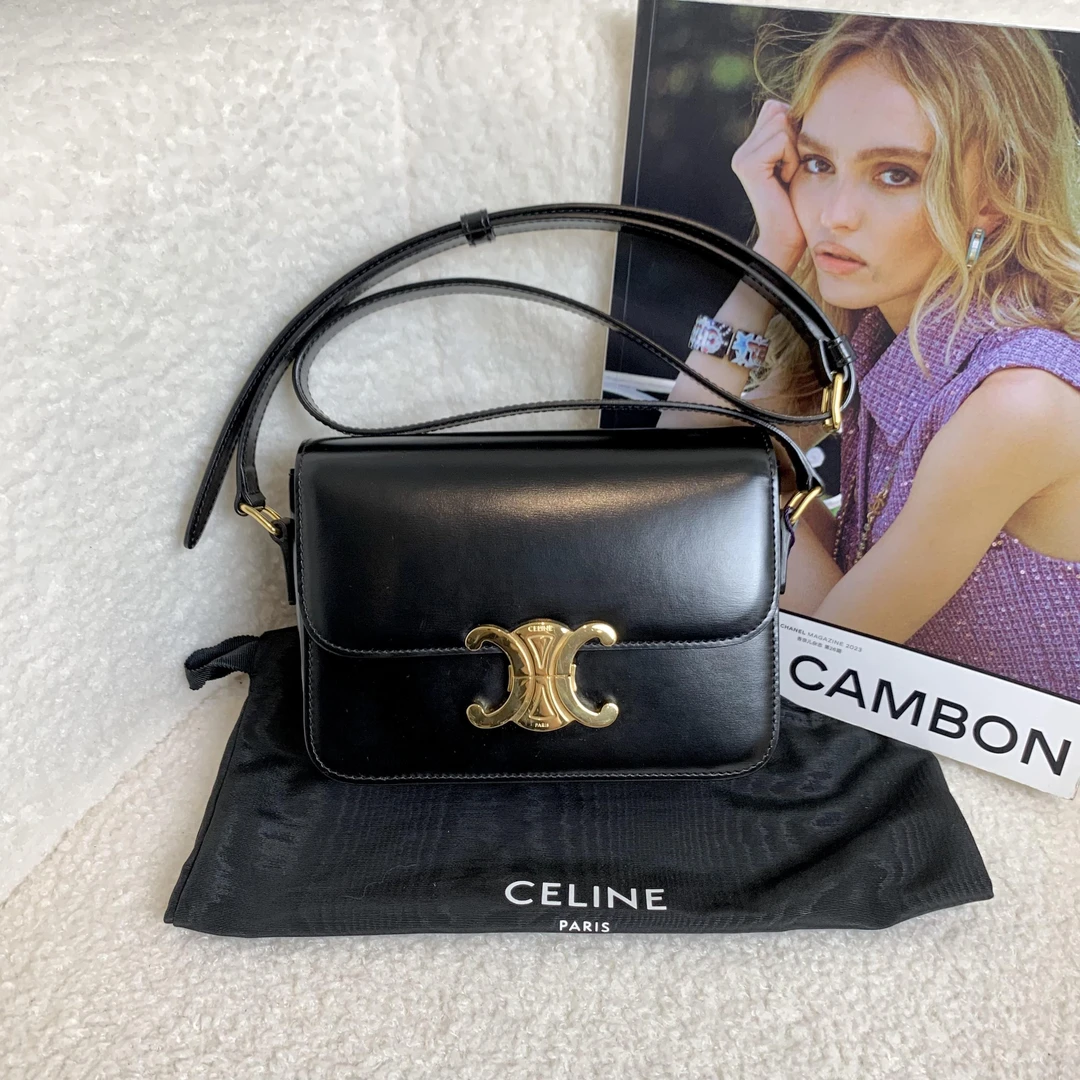 99新 Celine/思琳 壹臻/黑金凯旋门teen小号/12期/34781941