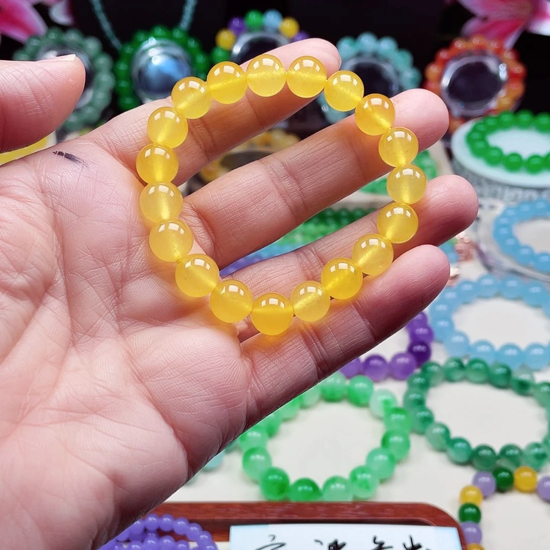 翡翠未镶嵌颈饰卡10翡翠珠链男女款11