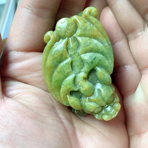 翡翠颈饰未镶嵌天然缅甸翡翠a货