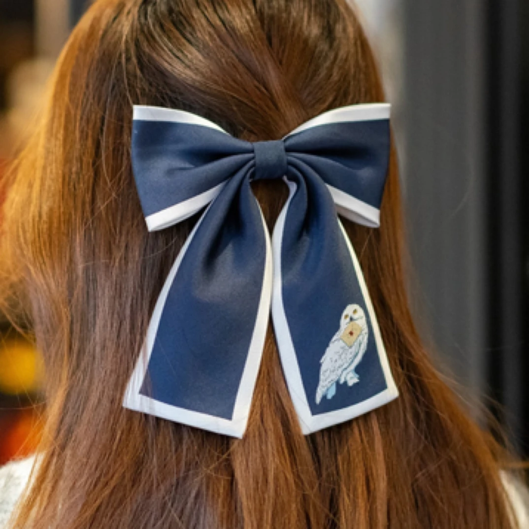 环球影城正品周边代购哈利波特海德薇蝴蝶结发夹头饰