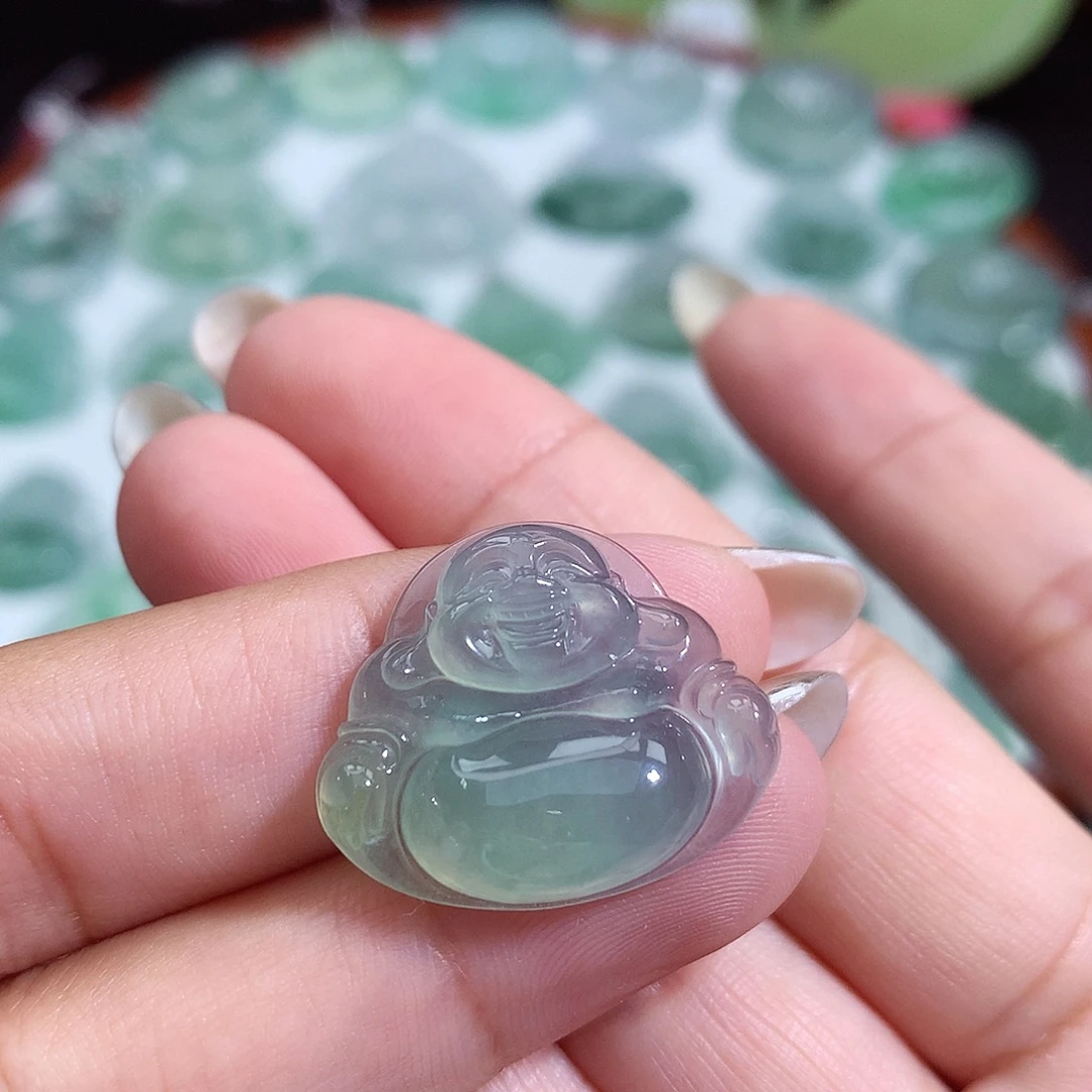 颈饰未镶嵌翡翠佛公