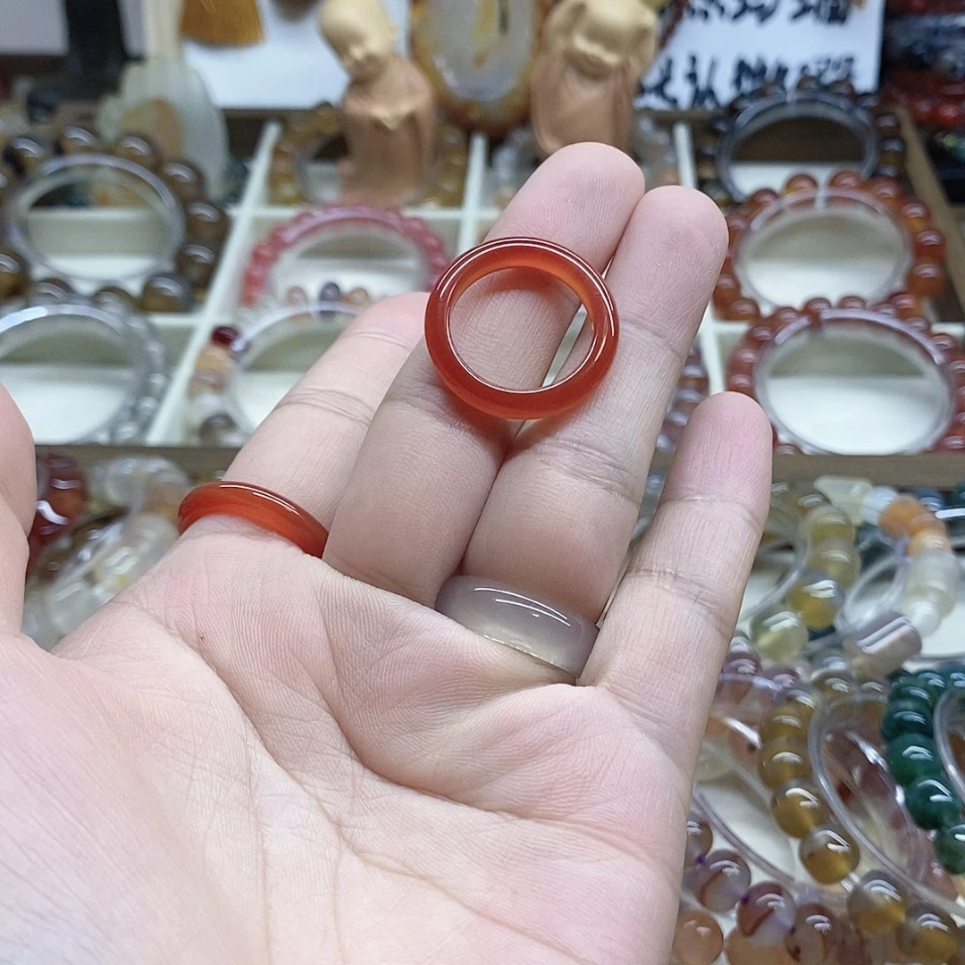 玛瑙/玉髓戒指合金