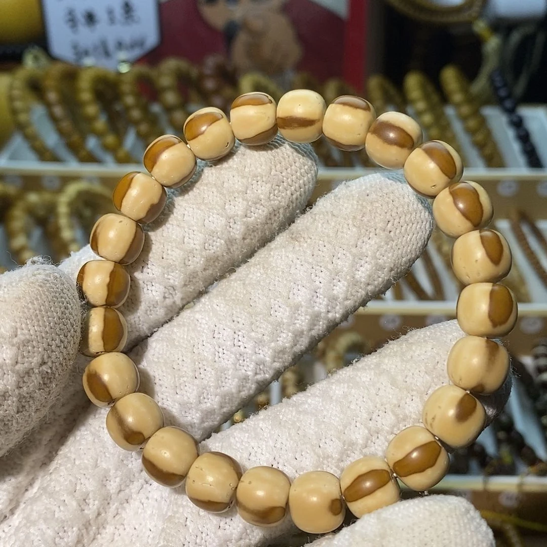 紫金鼠手串一线天花皮老型 10.0