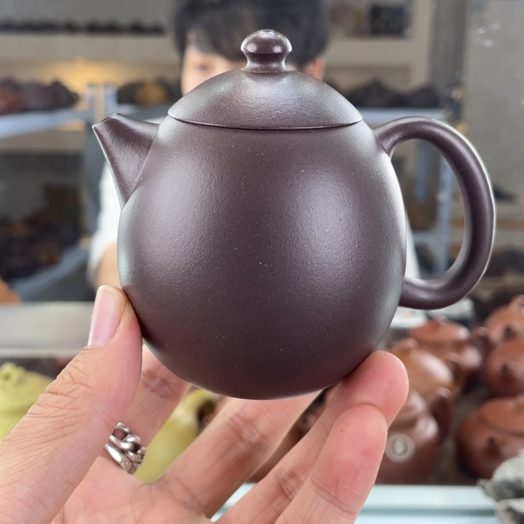 茶壶紫砂170cc老紫泥茶壶