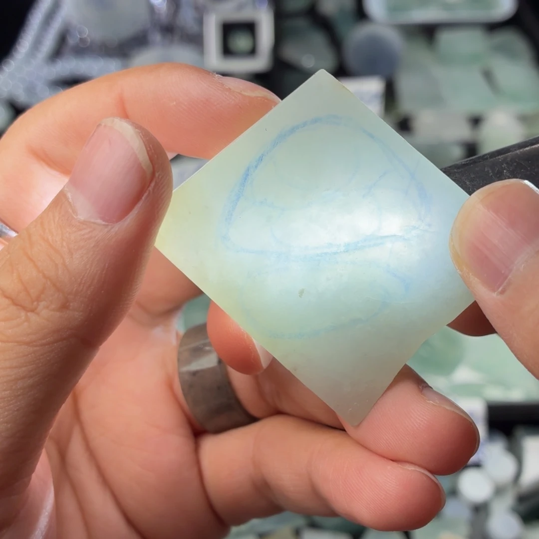 定制翡翠未镶嵌天然缅甸翡翠a货高糯化佛公料