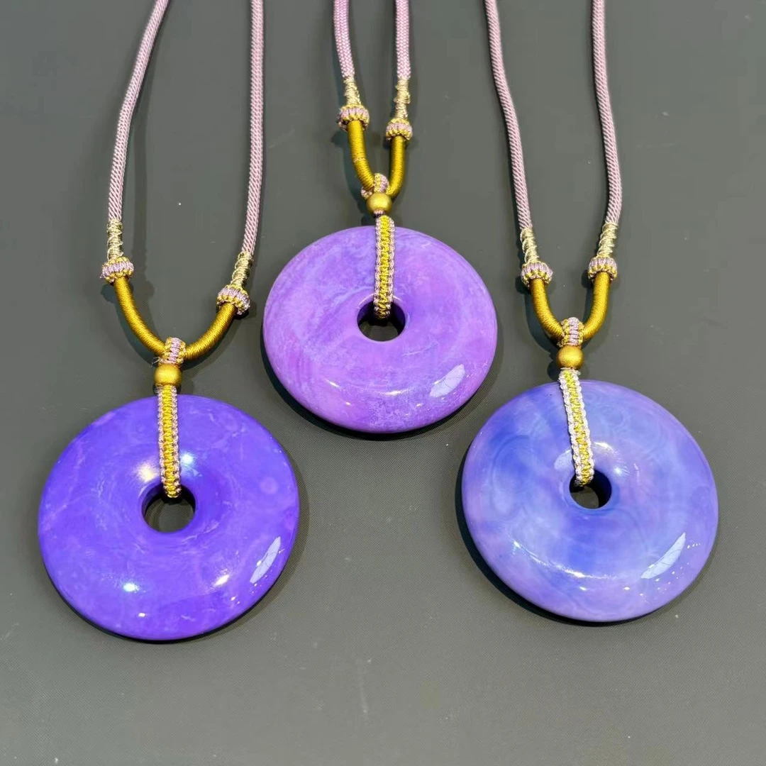 【符老板】y2166-国风设计款益母玛瑙平安扣吊坠-多样性只发一件