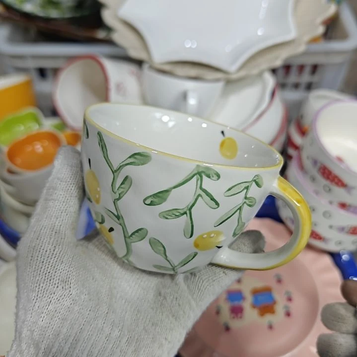 欧式陶瓷餐具杯碗盘微瑕介意慎拍