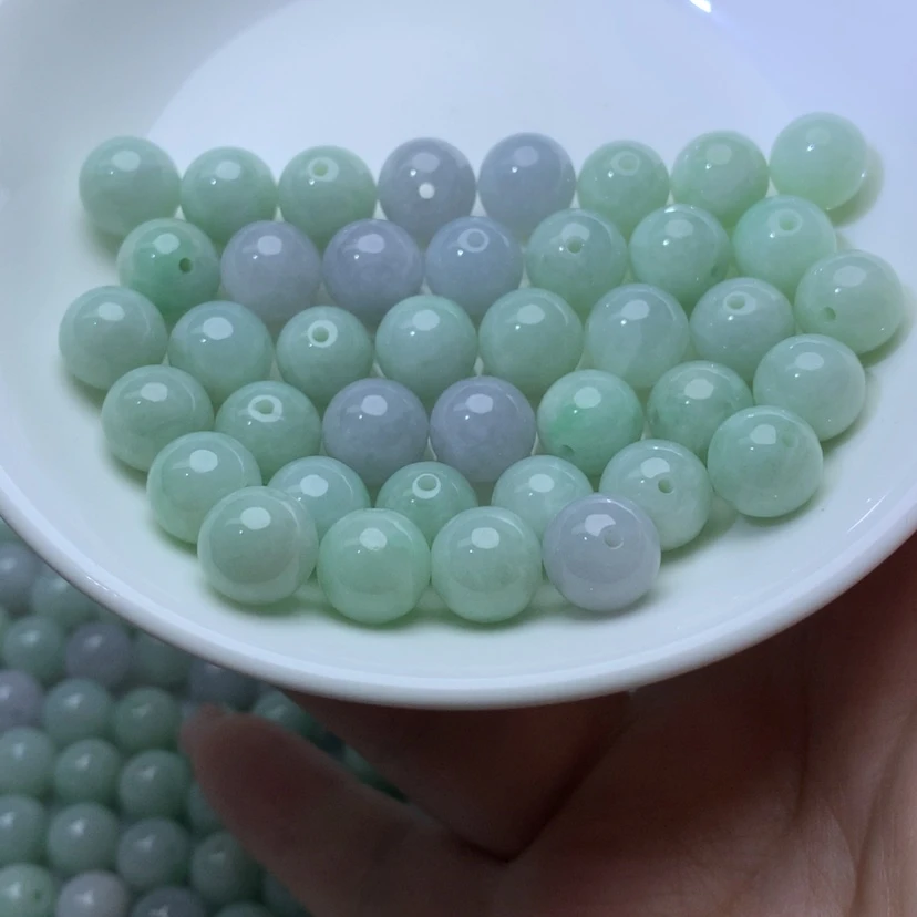 【闪购商品】未镶嵌手链翡翠卡9.5紫绿10颗 手链拍2单