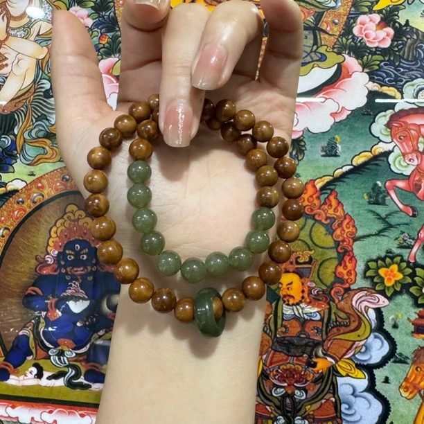 【青山黛】双圈库克8mm跑环手串手链