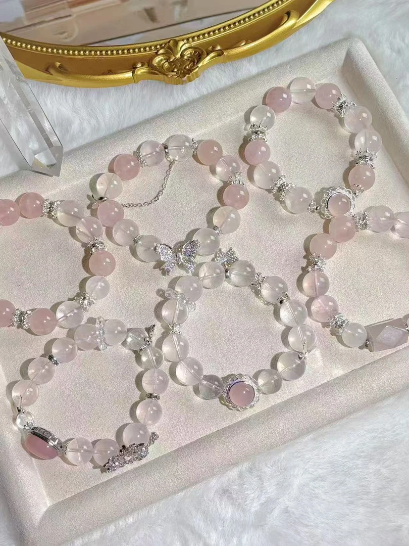 (继承专用链接）天然水晶天然石设计款手串多样性材质手串定制发货