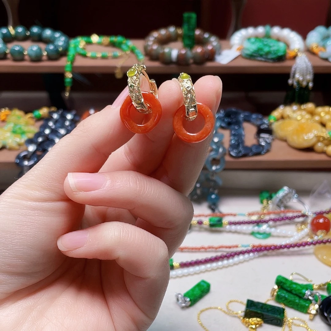 翡翠未镶嵌手链饰品