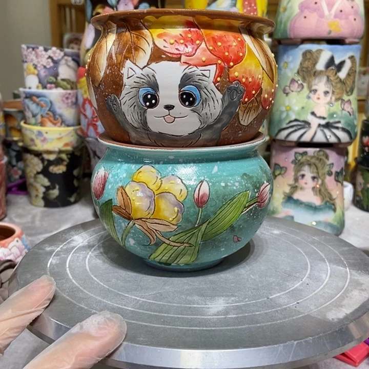 景德镇艺术手绘作品