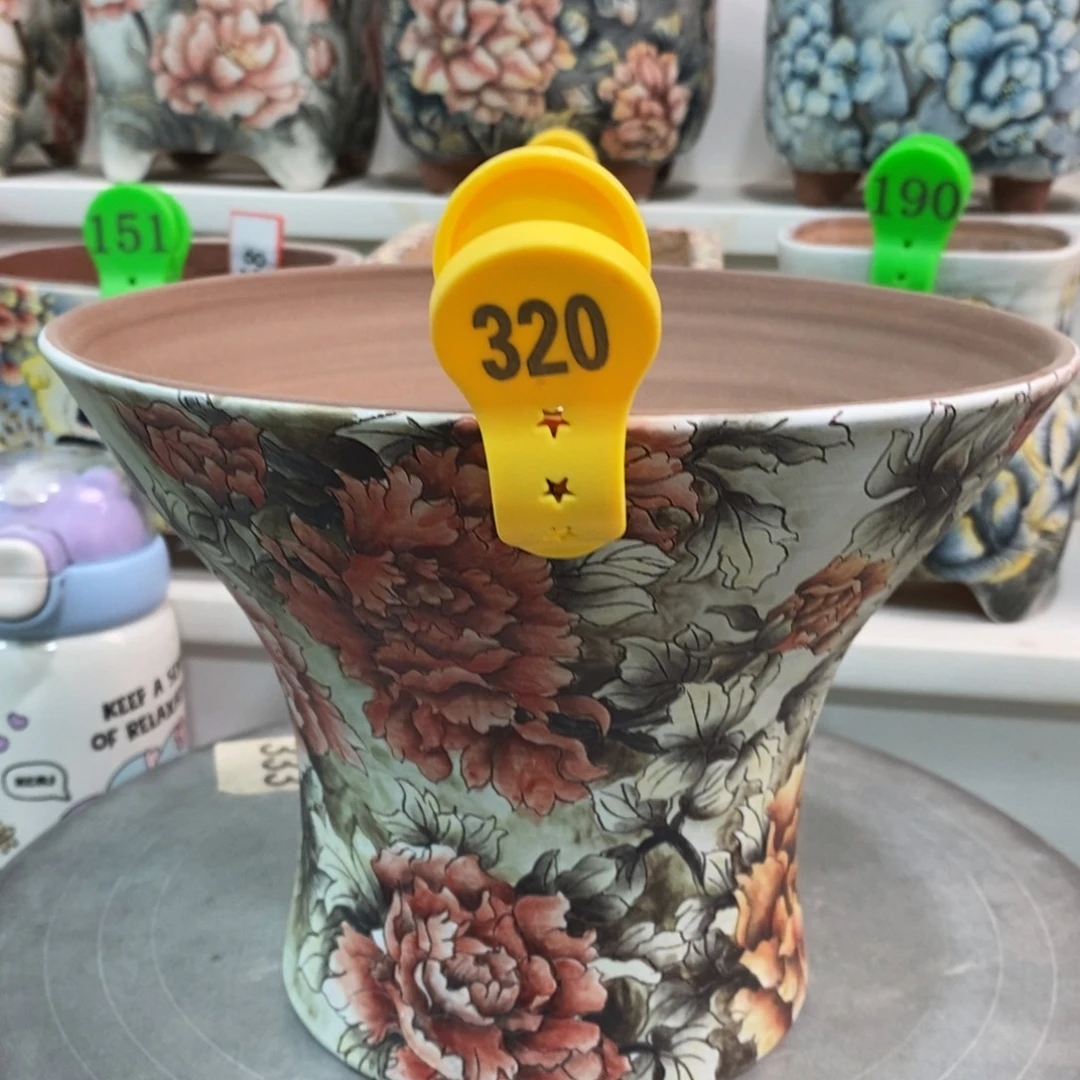紫砂花盆水晶花盆320