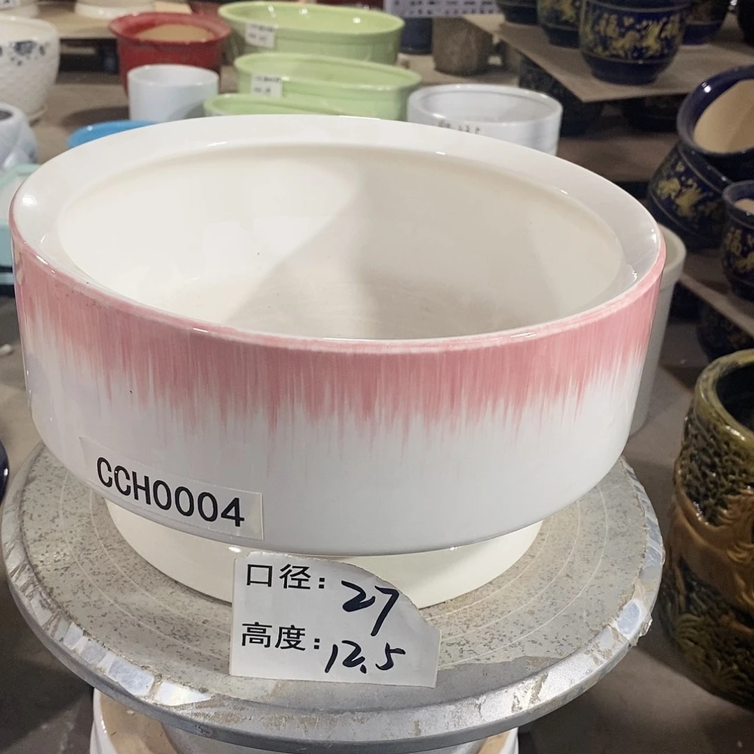 【闪购商品】陶瓷微瑕花盆-CCH004-1个大号