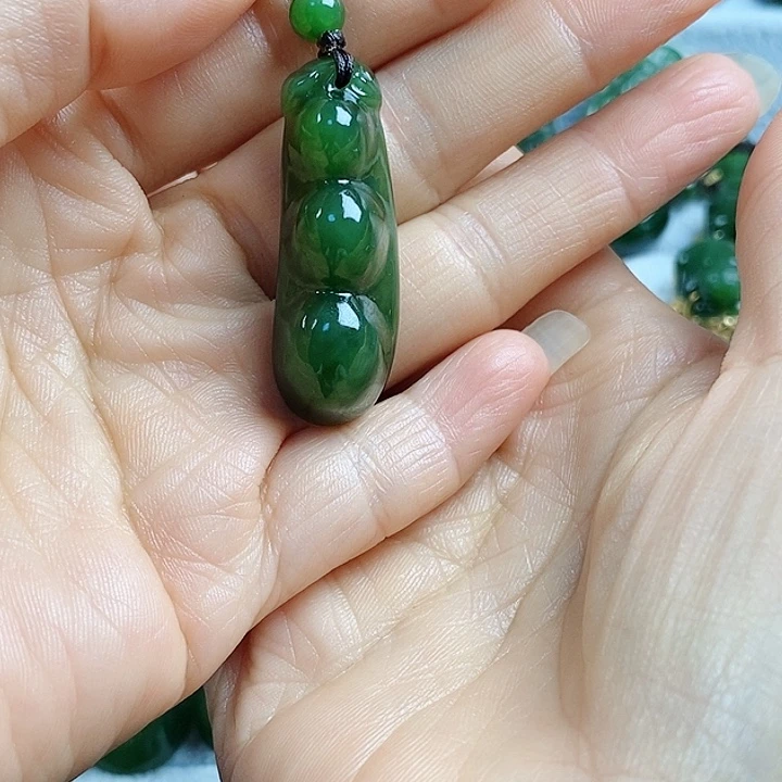 和田玉（碧玉）未镶嵌吊坠(不含链)