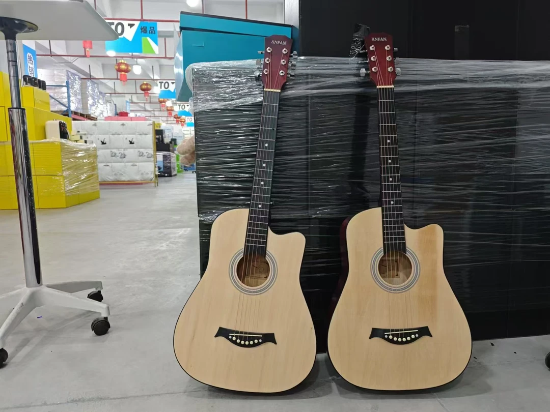 【升级款】N2单板吉他38寸初学者学生民谣木吉他