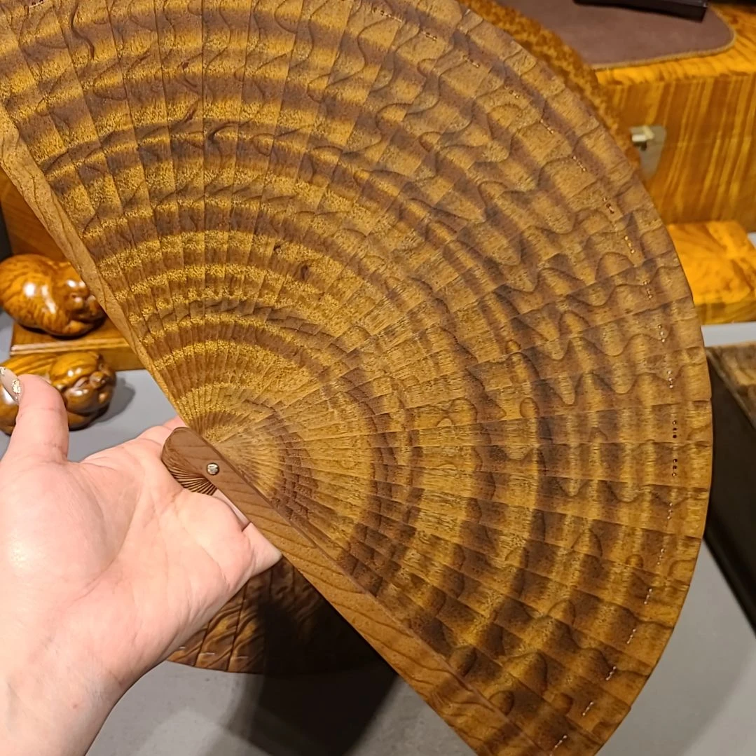 金丝楠21小叶桢楠金丝楠木苏扇