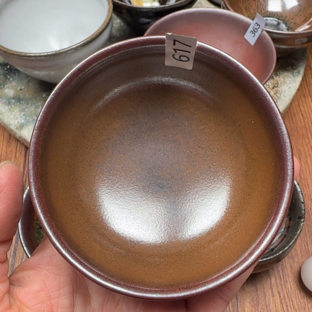 柴烧建盏茶盏茶杯617