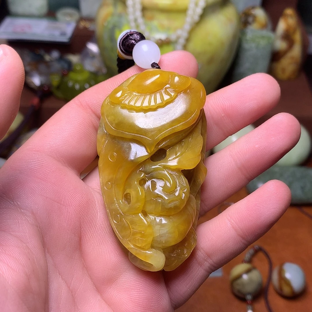 未镶嵌岫玉岫玉挂件手把件