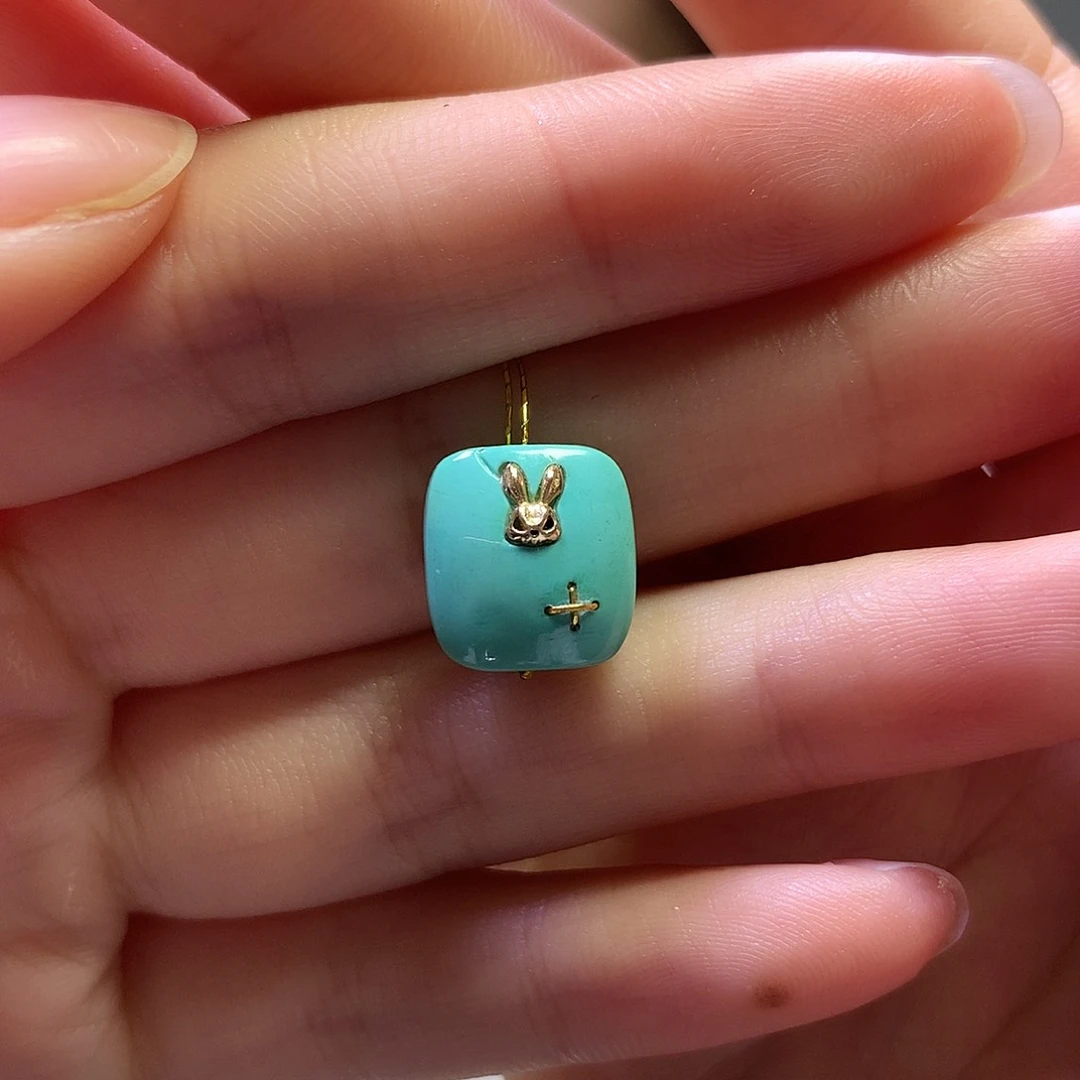 绿松石未镶嵌牌子