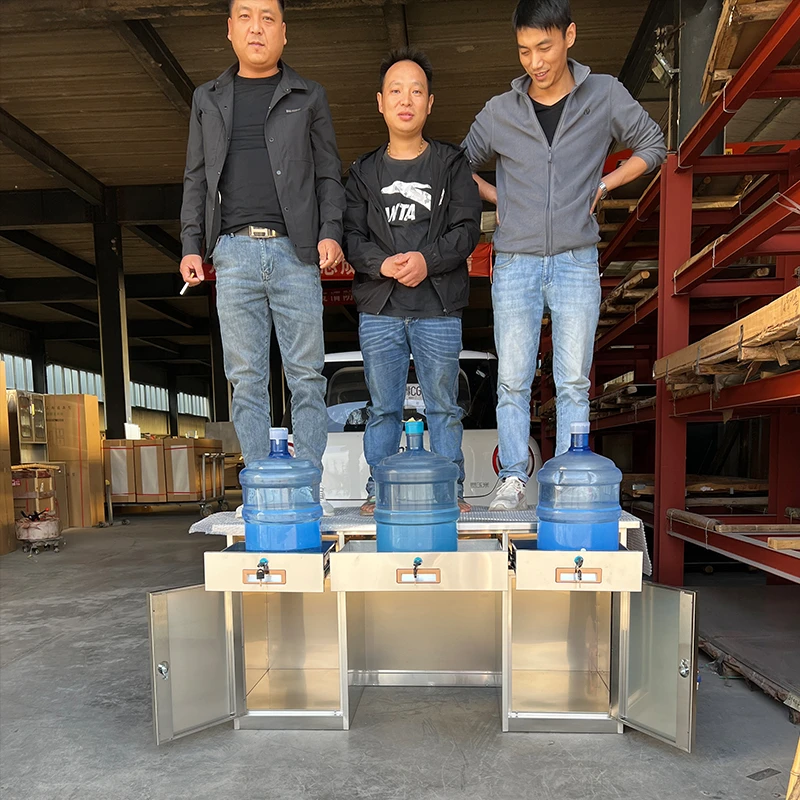 加厚304不锈钢办公桌电脑桌超市收银台收银桌工作台实验室操作台