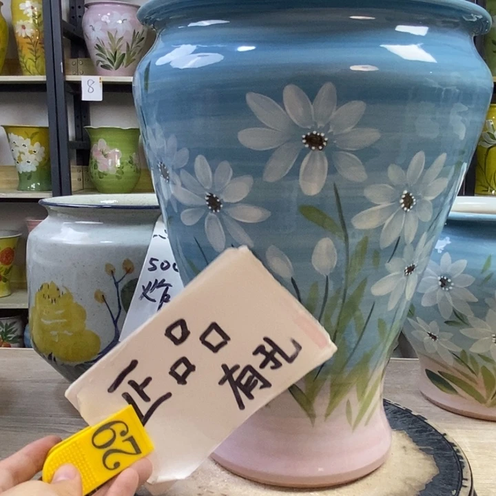 景德镇高温陶瓷花盆