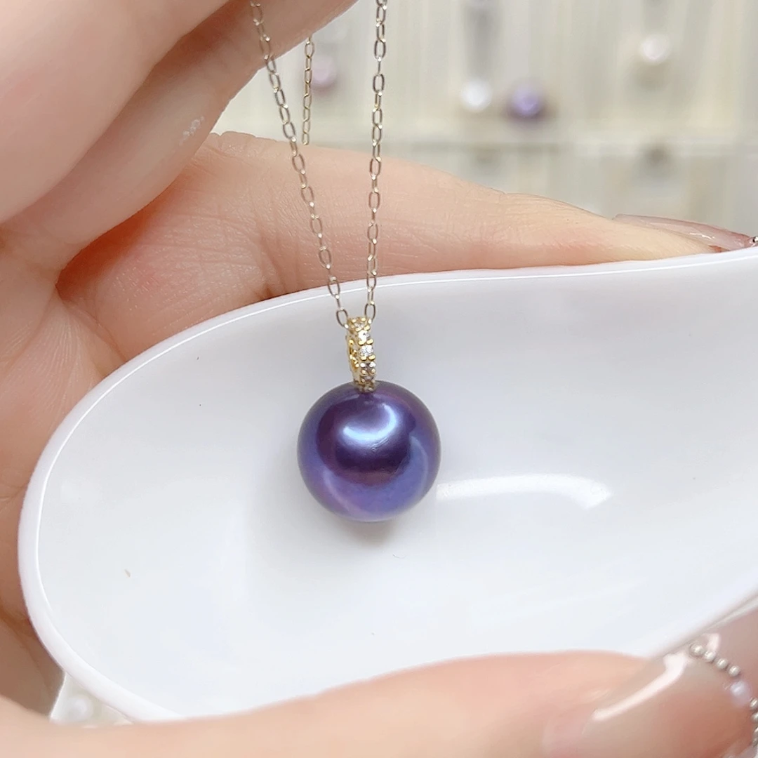 合金淡水珍珠吊坠(赠链)