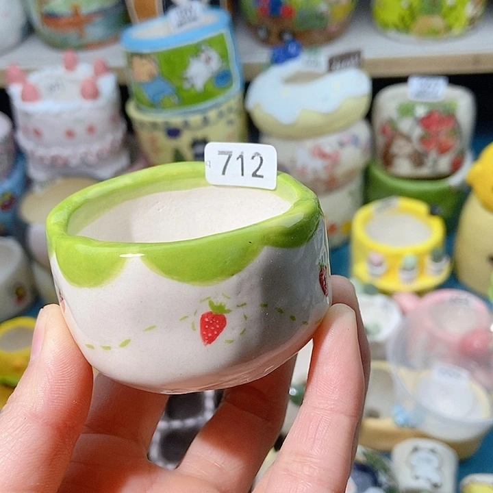 大舅手工手绘盆712