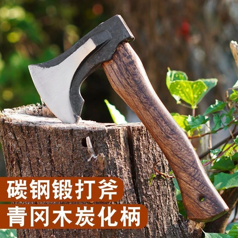 户外手斧劈柴剁骨斧子木工斧开山尼曼斧头手工锻打