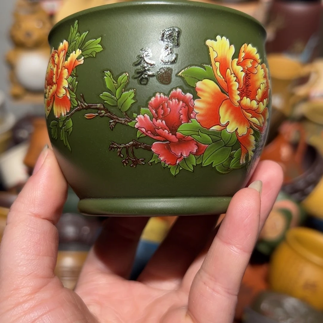 紫砂茶杯宜兴紫砂主人杯