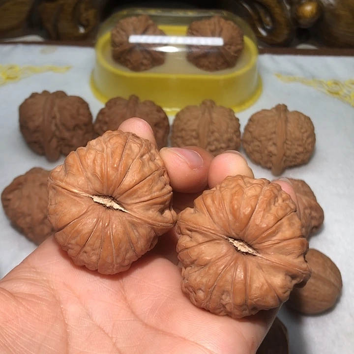 五***石文玩核桃把件41南瓜