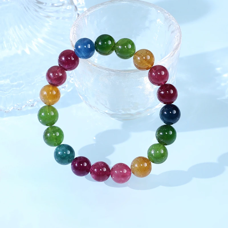 色标彩虹碧玺单圈手链BX220-多样性发其一