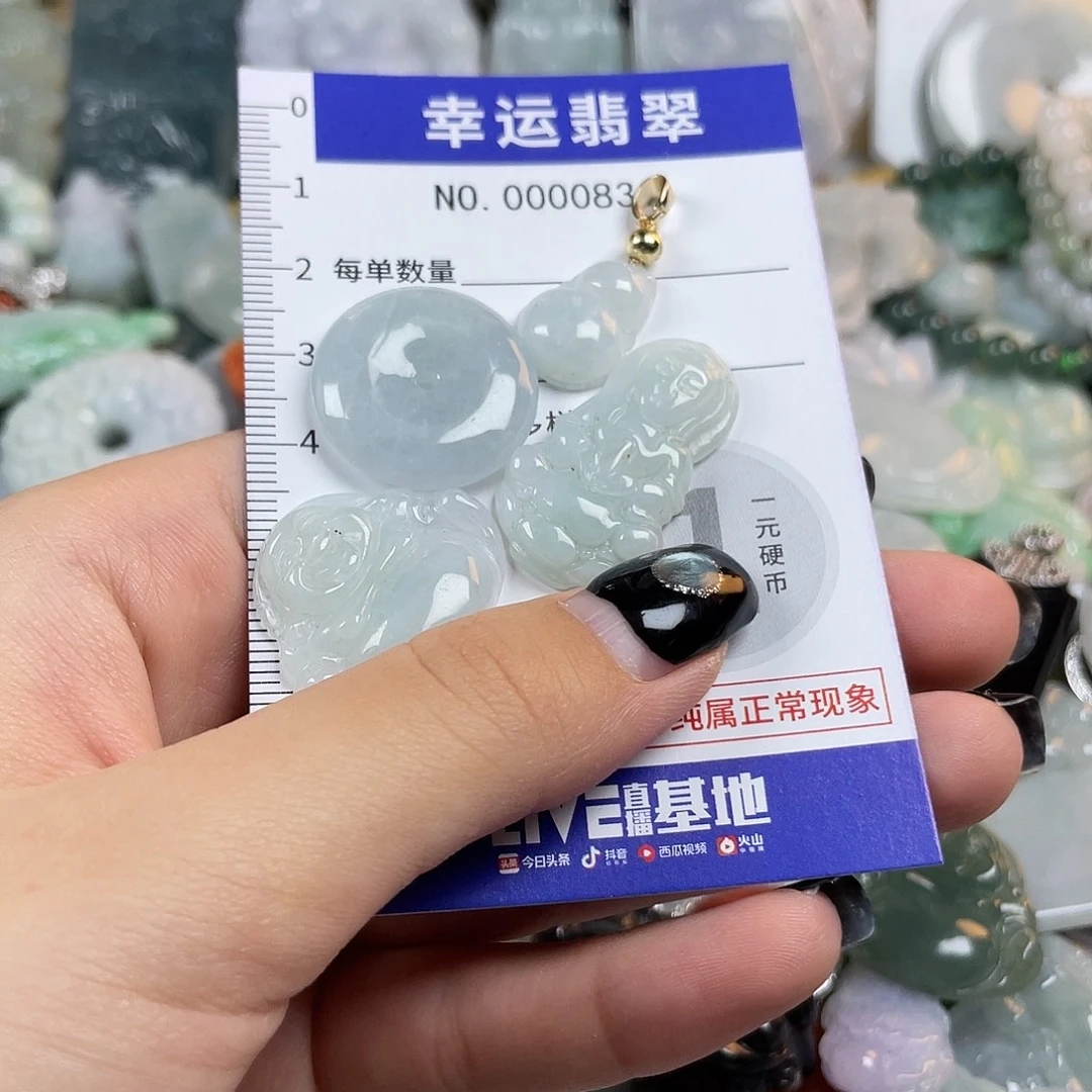 翡翠未镶嵌颈饰831