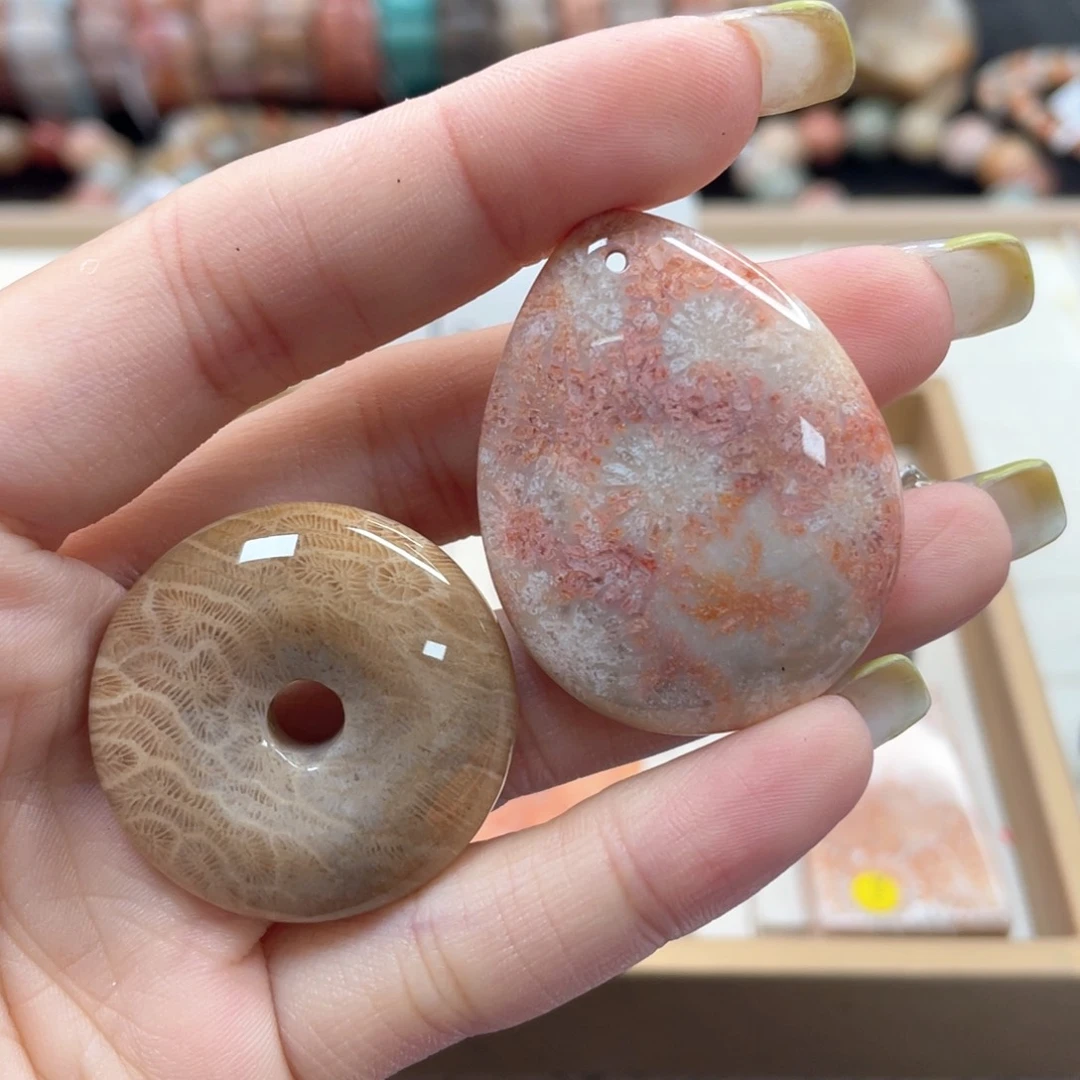 硅化珊瑚（珊瑚玉）手链未镶嵌用****0276