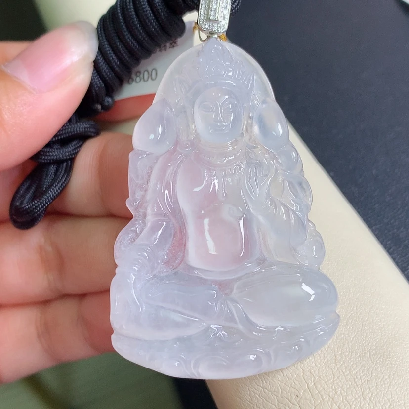 【闪购商品】翡翠颈饰18K金镶嵌度母
